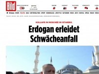 Bild zum Artikel: Kollaps in Moschee - Erdogan erleidet Schwächeanfall