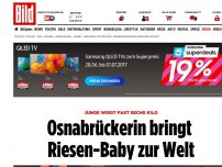 Bild zum Artikel: Junge wiegt fast sechs Kilo - Osnabrückerin bringt Riesen-Baby zur Welt