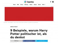 Bild zum Artikel: 9 Beispiele, warum Harry Potter politischer ist, als du denkst
