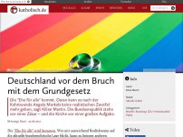 Bild zum Artikel: 'Ehe für alle': Deutschland vor dem Bruch mit dem Grundgesetz