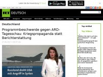 Bild zum Artikel: Programmbeschwerde gegen ARD-Tagesschau: Kriegspropaganda statt Berichterstattung
