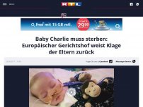 Bild zum Artikel: Baby Charlie muss sterben: Europäischer Gerichtshof weist Klage der Eltern zurück