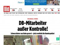 Bild zum Artikel: Skandal-Video - Bahn-Mitarbeiter außer Kontrolle!