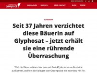 Bild zum Artikel: Seit 37 Jahren verzichtet diese Bäuerin auf Glyphosat – jetzt erhält sie eine rührende Überraschung