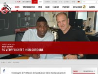 Bild zum Artikel: 1. FC Köln | FC verpflichtet Jhon Cordoba
