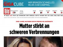 Bild zum Artikel: Ex-Freund zündete sie an - Mutter stirbt an schweren Verbrennungen