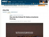 Bild zum Artikel: Migranten auf dem Mittelmeer: Das sind die Gründe für Italiens drastische Drohung