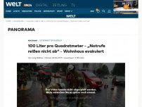 Bild zum Artikel: Extremwetter in Berlin: Bis zu 100 Liter pro Quadratmeter – 'Notrufe reißen nicht ab'