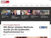 Bild zum Artikel: Gesundheit: Mit diesem Piercing konnte ihre Migräne erfolgreich behandelt werden!