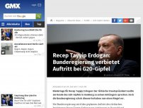 Bild zum Artikel: Recep Tayyip Erdogan: Bunderegierung verbietet Auftritt bei G20-Gipfel