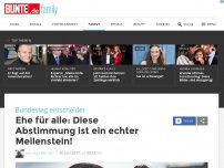 Bild zum Artikel: Bundestag entscheidet: Ehe für alle - Diese Abstimmung ist ein echter Meilenstein!