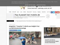 Bild zum Artikel: Aufgeklärt: 'Unwetter' in Berlin war lediglich Test von BER-Brandschutzanlage