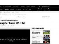 Bild zum Artikel: Traum erfüllt! DFB-Youngster holen Europas Krone