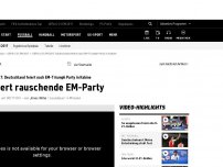 Bild zum Artikel: Feierbiest Pollersbeck gibt den Party-Takt vor