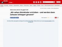 Bild zum Artikel: Seenotretter wehren sich gegen Kritik - „Wir sehen Kleinkinder ertrinken – und werden dann zuhause Schlepper genannt“