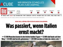 Bild zum Artikel: Rom will Häfen schließen - Was, wenn Italien bei der Flüchtlingskrise ernst macht?