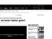 Bild zum Artikel: Draxler als bester Spieler geehrt