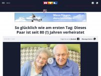 Bild zum Artikel: So glücklich wie am ersten Tag: Dieses Paar ist seit 80 (!) Jahren verheiratet