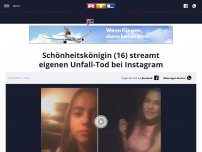 Bild zum Artikel: Schönheitskönigin (16) streamt eigenen Unfall-Tod bei Instagram
