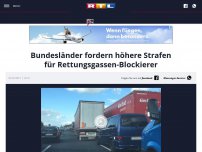 Bild zum Artikel: Bundesländer fordern höhere Strafen für Rettungsgassen-Blockierer