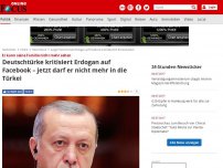 Bild zum Artikel: Er kann seine Familie nicht mehr sehen - Deutschtürke kritisiert Erdogan auf Facebook – jetzt darf er nicht mehr in die Türkei