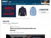 Bild zum Artikel: Unmut in Italien: Österreich plant Grenzkontrollen am Brenner