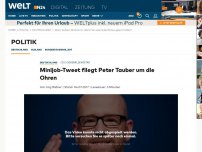 Bild zum Artikel: CDU-Generalsekretär: Minijob-Tweet fliegt Peter Tauber um die Ohren