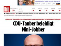 Bild zum Artikel: „Was Ordentliches lernen“ - Tauber beleidigt Mini-Jobber