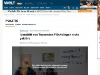 Bild zum Artikel: Sicherheitslücken beim BAMF: Identität von Tausenden Flüchtlingen nicht geklärt