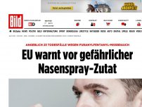 Bild zum Artikel: 23 Todesfälle! - EU warnt vor gefährlicher Nasenspray-Zutat