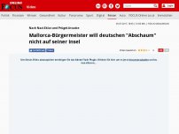 Bild zum Artikel: Nach Nazi-Eklat und Prügel-Attacke - Mallorca-Bürgermeister will deutschen 'Abschaum' nicht auf seiner Insel