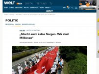 Bild zum Artikel: Protest in der Türkei: 'Macht euch keine Sorgen. Wir sind Millionen'