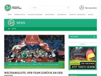 Bild zum Artikel: Weltrangliste: DFB-Team zurück an der Spitze