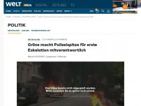 Bild zum Artikel: G-20-Krawalle in Hamburg: Grüne machen Polizei für Eskalation mitverantwortlich