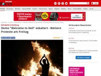 Bild zum Artikel: G20-Gipfel in Hamburg - Demo 'Welcome to Hell' eskaliert - Weitere Proteste am Freitag