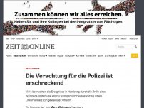 Bild zum Artikel: G20-Krawalle: Die Verachtung für die Polizei ist erschreckend