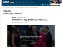 Bild zum Artikel: Handgate für US-Präsident: Polens First Lady lässt Trump knallhart links liegen