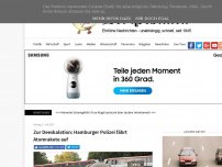 Bild zum Artikel: Zur Deeskalation: Hamburger Polizei fährt Atomrakete auf