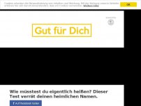 Bild zum Artikel: Wie müsstest du eigentlich heißen? Dieser Test verrät deinen heimlichen Namen.