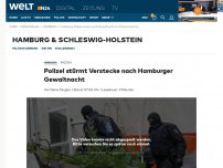 Bild zum Artikel: Razzien: Polizei stürmt Verstecke nach Hamburger Gewaltnacht