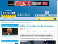 Bild zum Artikel: Polizei in Hamburg im Dauereinsatz