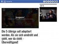 Bild zum Artikel: Die 5-Jährige soll adoptiert werden. Als sie sich umdreht und sieht, wer da steht - Überwältigend!