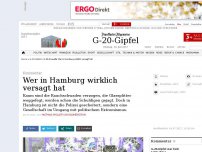 Bild zum Artikel: Kommentar: Wer in Hamburg wirklich versagt hat