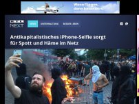 Bild zum Artikel: Antikapitalistisches iPhone-Selfie sorgt für Spott und Häme im Netz