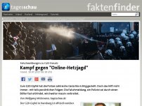 Bild zum Artikel: Falschmeldungen zu G20: Kampf gegen 'Online-Hetzjagd'