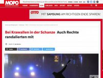 Bild zum Artikel: Bei Krawallen in der Schanze: Auch Rechte randalierten mit