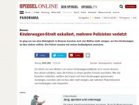 Bild zum Artikel: Bremen: Kinderwagen-Streit eskaliert, mehrere Polizisten verletzt