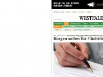 Bild zum Artikel: Minden: Bürgen sollen für Flüchtlinge aufkommen