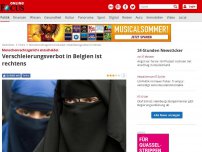 Bild zum Artikel: Europäischer Gerichtshof für Menschenrechte - Verschleierungsverbot in Belgien ist rechtens