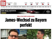 Bild zum Artikel: Real-Star wird ausgeliehen - James-Wechsel zu Bayern perfekt